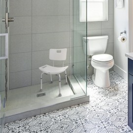 Carex Shower Chair for Inside Shower, Shower Chair for Elderly and Disabled, Shower Chair for Inside Tub, Shower Seat for Inside Shower, Bath Bench and Shower Stool