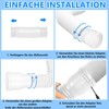 YushengTai Downpipe Gutter Flexible Extension Set, Downpipe Extensions Flexible Round