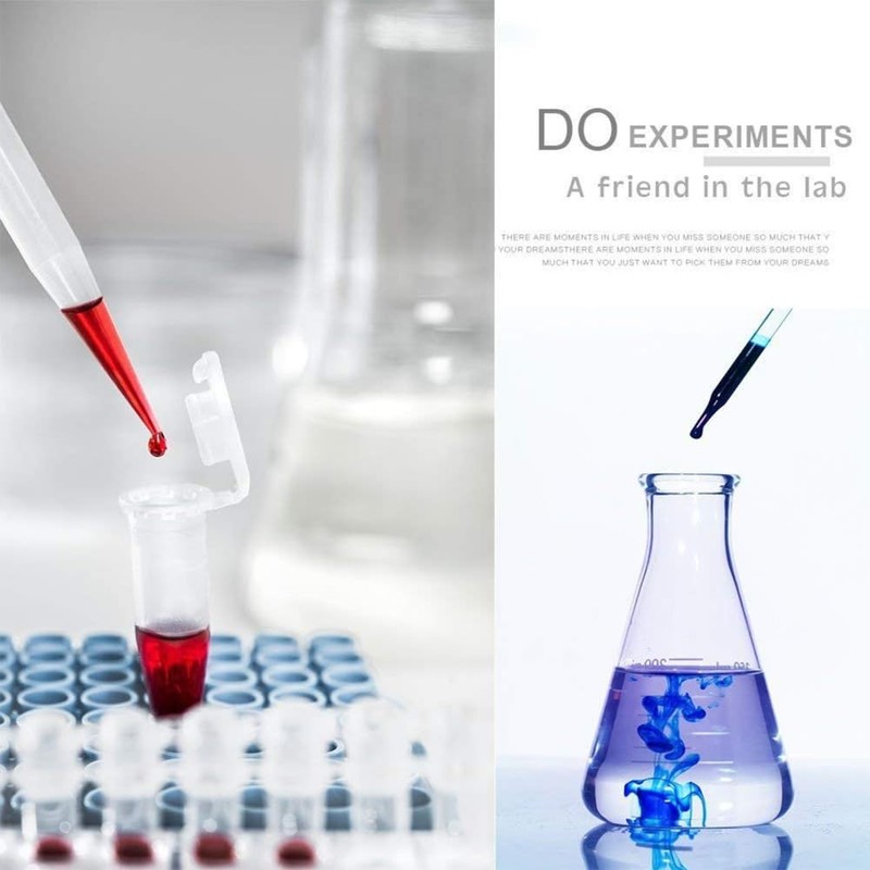 CARPEDIEM 100pcs 3ml Graduated Pipettes Disposable Refills Free Research Essential