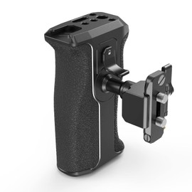 SmallRig Push Button Swivel NATO Handle, Quick Release Hand Grip for SLR Camera Cage Kit, Built in Nato Rail, Left Hand-3260