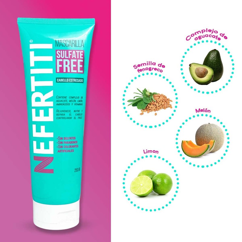 Kit para Cabello Dañado Estresado Shampoo Sin Parabenos y Mascarilla