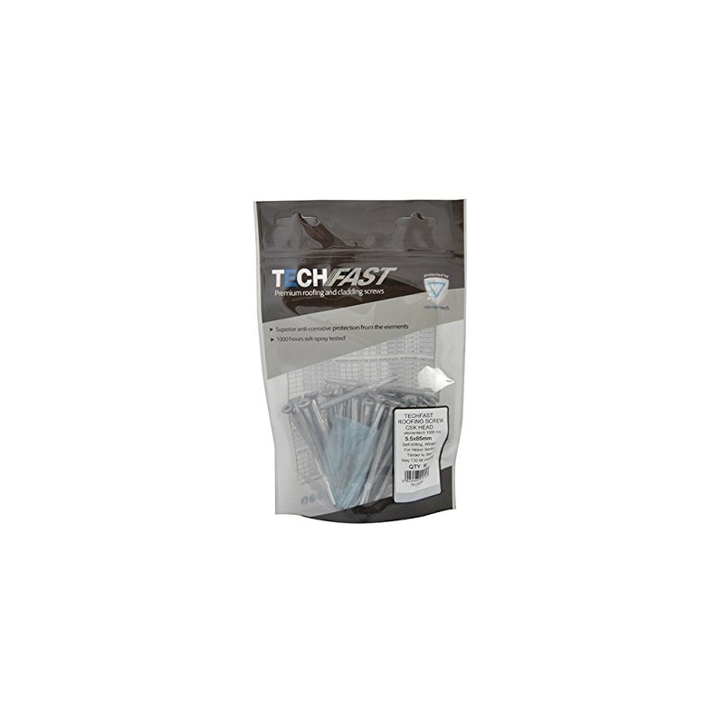 TechFast Heavy Duty Timber to Steel Roofing Screws | 5.5