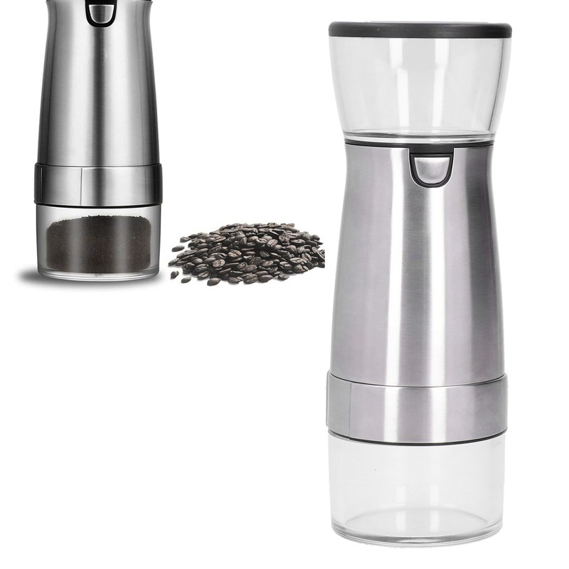 Stainless Steel Electric Grinder USB Charging Automatic Pepper Coffee Bean