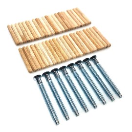 IKEA Hardware Kit for IKEA KALLAX 2x4 Shelf Unit (802.758.87) - All Screws & Dowels