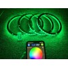 FIA 4pcs 6.5'' RGB LED Speaker Lights For Car Truck