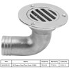 Durable Boat Floor Drain 316 Stainless Steel Marine 90 Degree