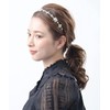 Vingtaine HK-188 Pearl Bijou Headband Thin Gorgeous Wedding After-Party Party