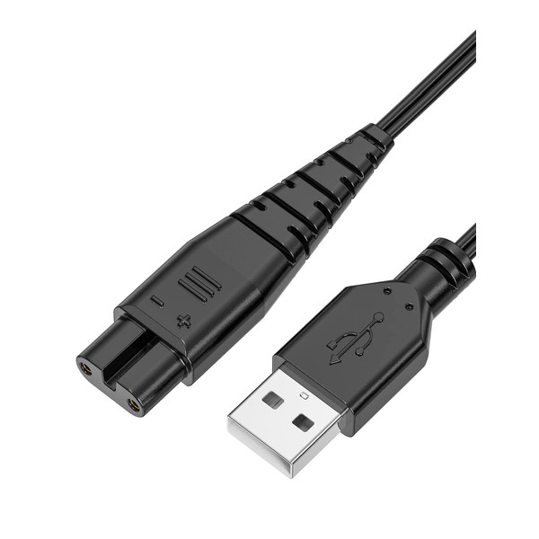 Charger Cable for Hatteker 1.5M, Mellbree Shaver Charger Cable Compatible with Hatteker RFC-588 RFC-598 RFC-690 RFC-692 RFC-696 RSCX-9598 RSCX-7568