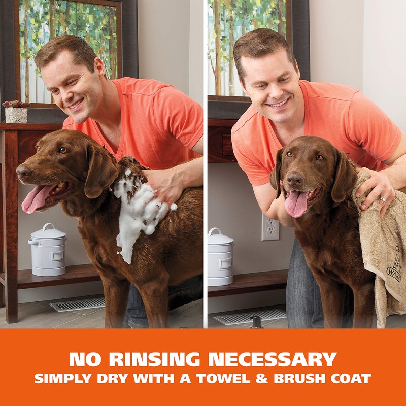Wahl USA Pet Friendly Waterless No Rinse Shampoo for Animals