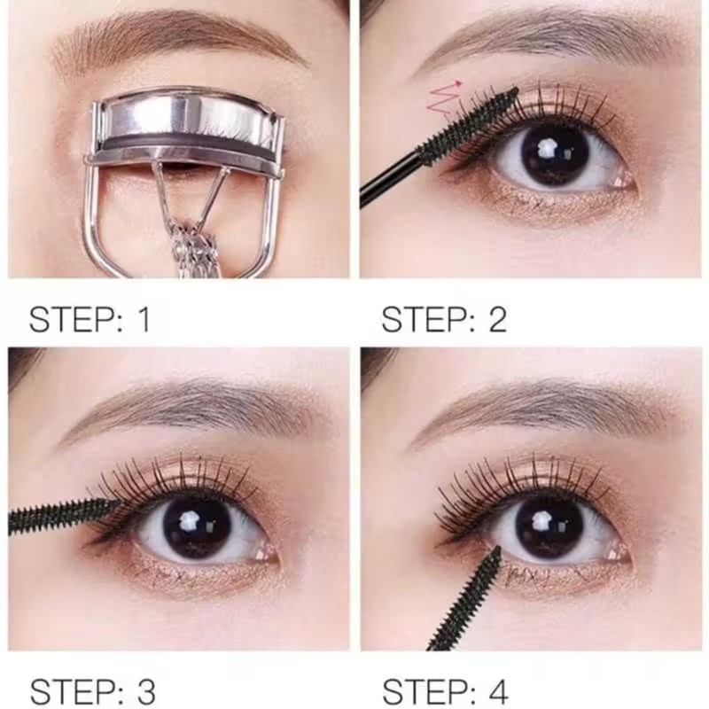 3pcs(Green) False Lash Effect Mascara Set,Primer Waterproof Mascara,Tubing Mas/cara,Volume Effect