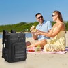 Hafmall Tactical Insulated Cooler Backpack, Leakproof, Waterproof, Black
