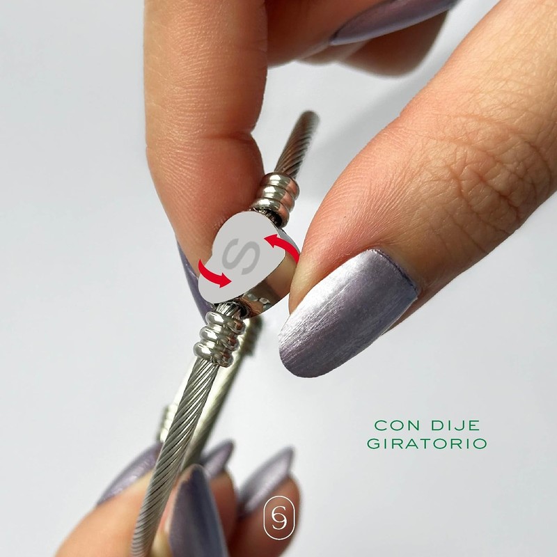 Clepsidra® Pulseras de mujer personalizadas con inicial. Accesorios y regalos