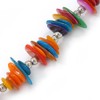Avalaya Long Multicoloured Sea Shell Nugget Necklace - 98cm L