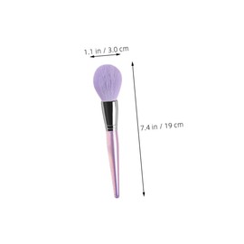 Outanaya 10pcs Amethyst Makeup Brush Set Professional Full Kit for Women Soft Hair Travel Size