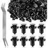120 Pcs Bumper Clips for Honda, Body Clips Compatible with