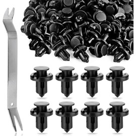 120 Pcs Bumper Clips for Honda, Body Clips Compatible with Honda Acura Accord Civic Fits Bumper and Fender Body Splash Shield Clips with Tool Replace - 91503-SZ3-003