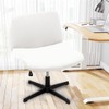 2 Pack Spandex Armless Chair Cover Criss Cross Desk Chair