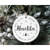 Descriptive Abuelita Ornament, Best Abuelita Ever Ornament, Abuelita Xmas Keepsake