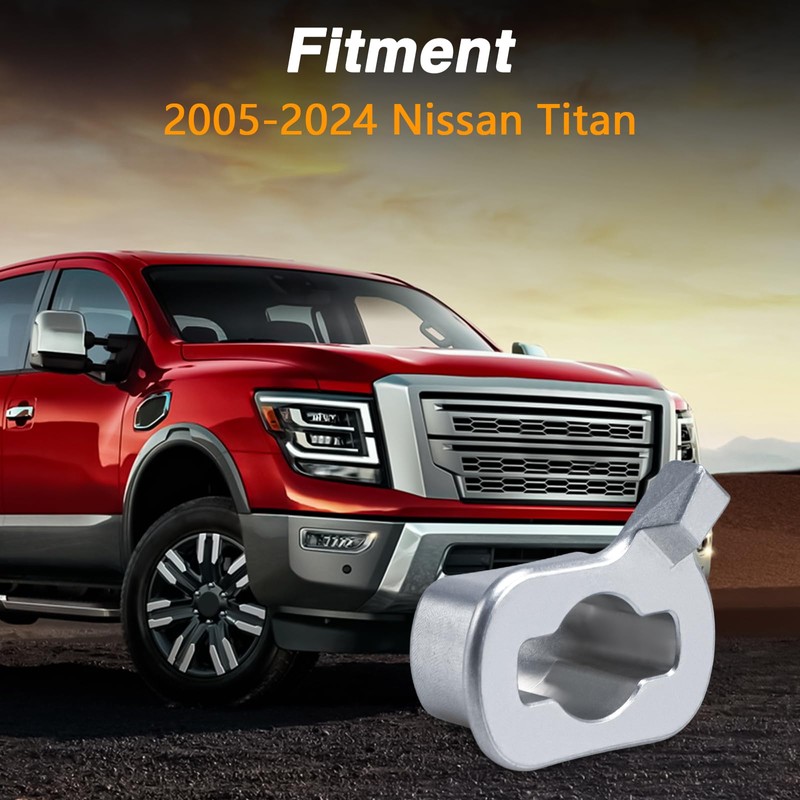 FUSCH Upgraded 6061 Aluminum Tailgate Hinge Bushing for Rear Right