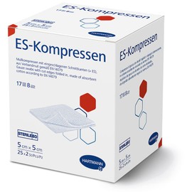 ES Compresses, Sterile, 5 x 5 cm