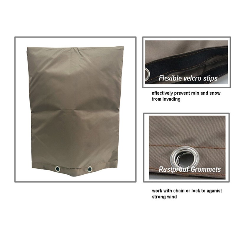 Backflow Preventer Insulation Cover Black 24 x 24in Backflow Preventer