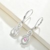 Starchenie Infinity Hoop Earrings, Women's Earrings 925 Silver, Dangling earrings