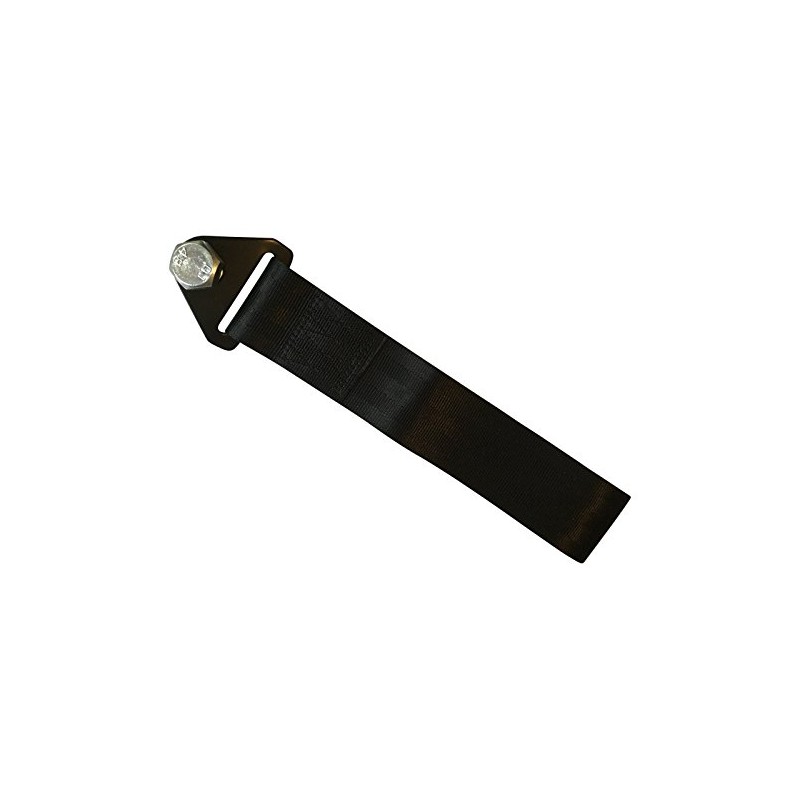 MSA Motorsportandaccessories© NYLON RACING TOW STRAPS BLACK RECOVERY JDM DRIFT