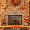 3 Pieces Happy Fall Thankful Burlap Banner Thanksgiving Fall Harvest