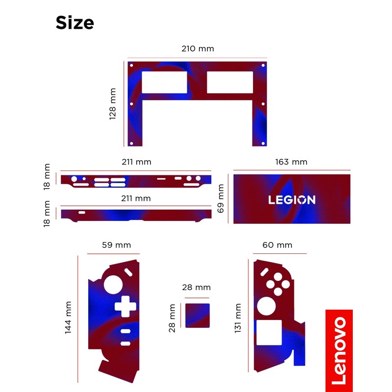 Lenovo Legion Go Skin, Adds Protection and Design to Legion