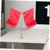Outanaya Metal V Shaped Table Flag Holder with Stable Base
