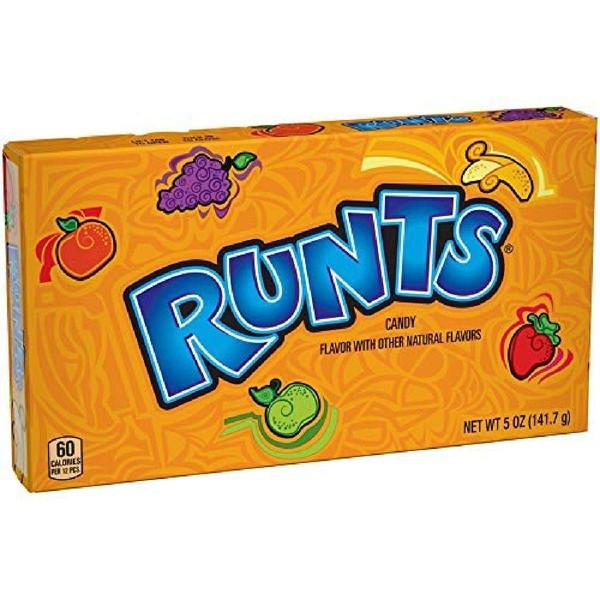 Runts Theater Box Candy, 5 Ounce