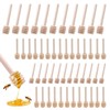 30 Pezzi Cucchiaino Bastoncini Miele Honey Dipper Stick, Spargimiele Legno