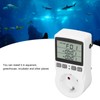 Temperature Control Socket LCD Display ABS Housing Electronic Thermostat Controller