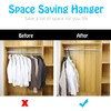 Magic Hangers 10 Pack Space Saving Clothes Hangers Organizer Closet