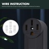 VAV NEMA 14-50R 50 Amp Heavy Duty Outlet, 3-Pole 4-Wire