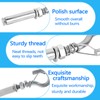 SNOMEL 5 Pack Expansion Concrete Wall Anchors Eye Bolts Screw,
