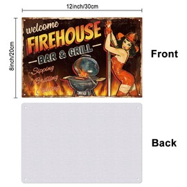 GLOBLELAND Warning Vintage Metal Tin Sign Plaque Poster 8×12inch "No Stupid People" Retro Metal Wall Decorative Tin Signs for Home Kitchen Bar Coffee Shop Club Orchard Decoration