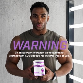 ONEST Hyperload Pre Workout Supplements 387.5g Enhances Explosiveness Muscle Strength & Power Special Ingredients, Combinational Yields Improved Massive Energy (Purple Blast Flavour)