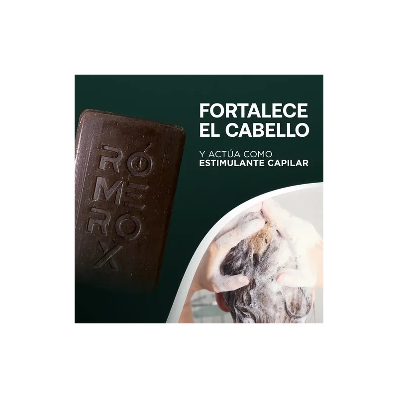 Pack 2 Shampoo Anticaída Romerox Tratamiento Cabello Barba