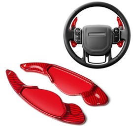 T-carbon Paddle Shifter Extension Fits Land Rover Range Rover Sport Evoque Velar Discovery;Carbon Fiber Steering Wheel Shifter Paddle Fits Jaguar F-Pace E-Pace XE XF XFR-S XJ XJR-S 2019 Accessories