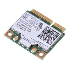 7260HMW WiFi Network Card, 7260HMW Mini PCI-E 300M Dual Band 2.4G/5G Wireless Network Card for Intel 7260AN, Support Bluetooth 4.0 for Mini PCI e Slot Device