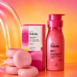 Kit Natura Tododia Acerola Hibisco Crema Corporal + Jabones