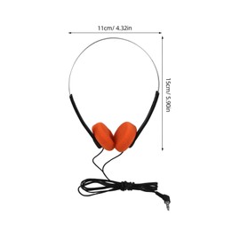 DOITOOL Adjustable School Headphones Wired Headphones with Soft Ear Pads for Library Classroom Boys and Girls