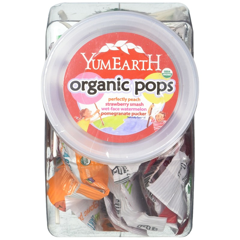 Yummy Earth Lollipops, Organic Assorted Flavors, 30 ea