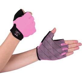 Light Pink Rowing Gloves for Women by Hornet Watersports - Ideal for Indoor Rowing, Sculling, Kayak, SUP, Outrigger Canoe, Dragon Boat and Other Watersports (M (Fits 7"-7.5"))