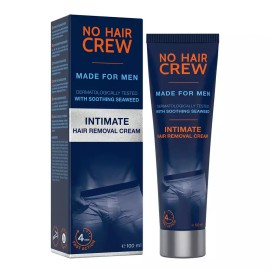 NoHair 노헤어크루 제모인티메이트크림포바디 남성 민감한 특수부위용 제모크림 No Hair Crew Intimate Depilatory Cream for Body, Sensitive Area Hair Remover for Men