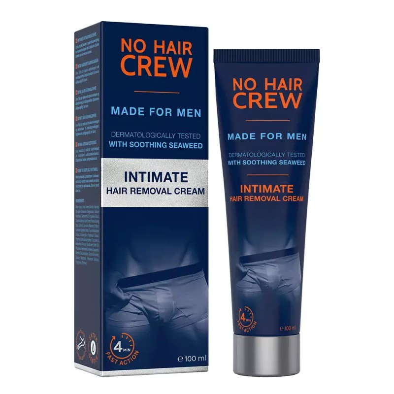 NoHair 노헤어크루 제모인티메이트크림포바디 남성 민감한 특수부위용 제모크림 No Hair Crew