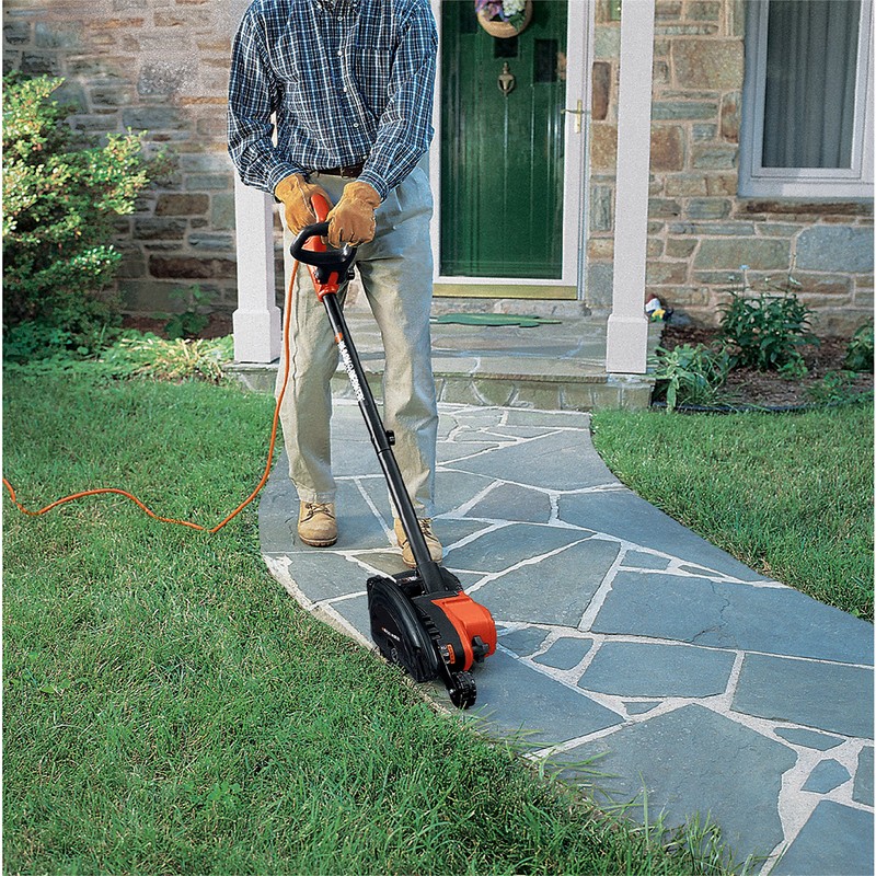 BLACK+DECKER 12 Amp 2-in-1 Landscape Edger and Trencher, (LE760FF)