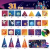 kocojrff Mini Magnetic Tiles Travel Set, 31Pcs STEM Travel Magnatiles