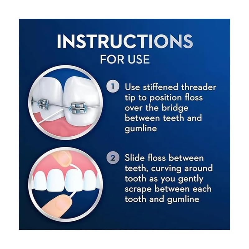 Glide Threader Floss 30 Each (Pack of 6)